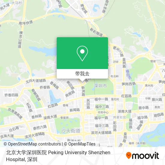 北京大学深圳医院 Peking University Shenzhen Hospital地图