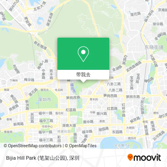 Bijia Hill Park (笔架山公园)地图