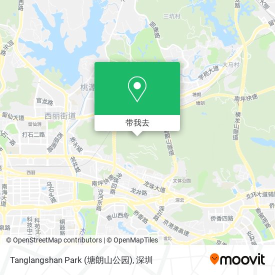 Tanglangshan Park (塘朗山公园)地图