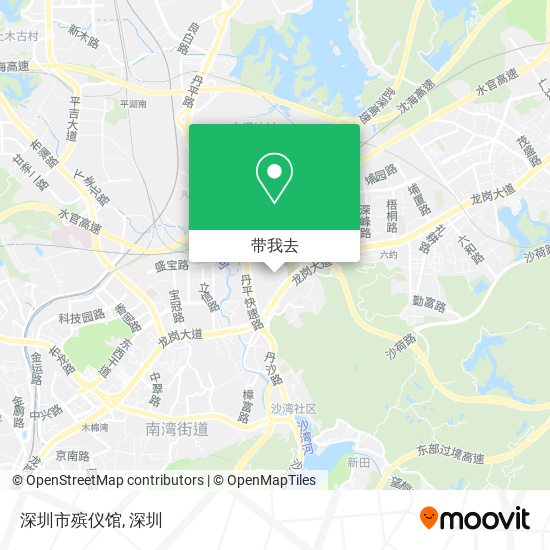 深圳市殡仪馆地图