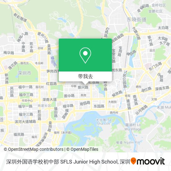 深圳外国语学校初中部 SFLS Junior High School地图