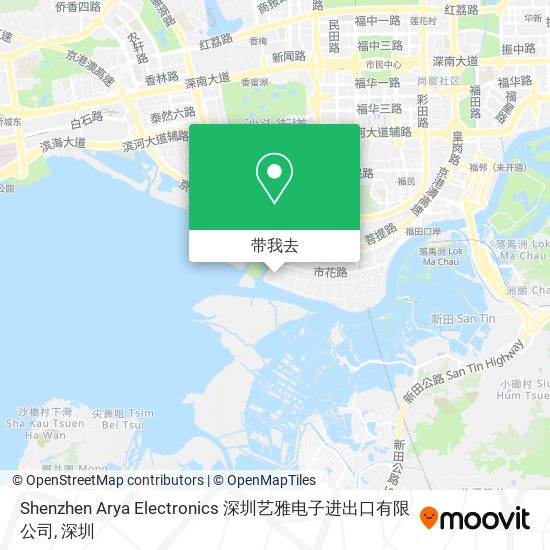 Shenzhen Arya Electronics 深圳艺雅电子进出口有限公司地图