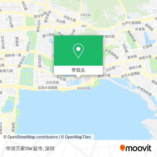 华润万家Ole'超市地图