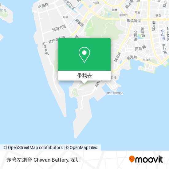赤湾左炮台 Chiwan Battery地图