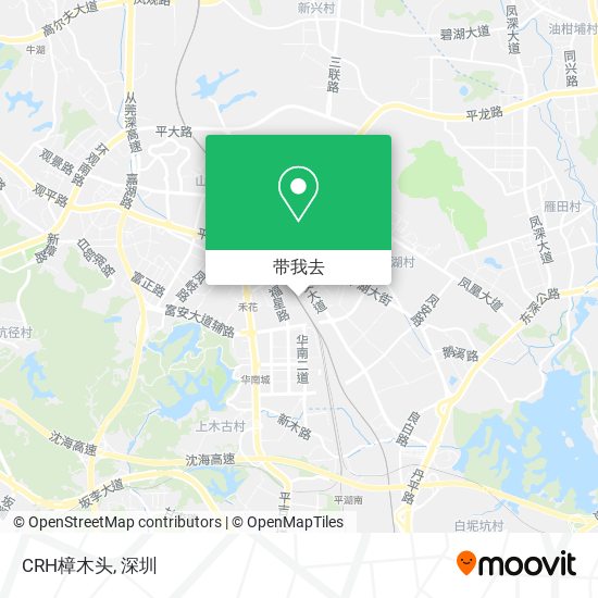 CRH樟木头地图