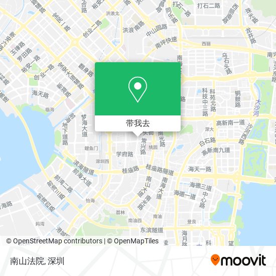 南山法院地图