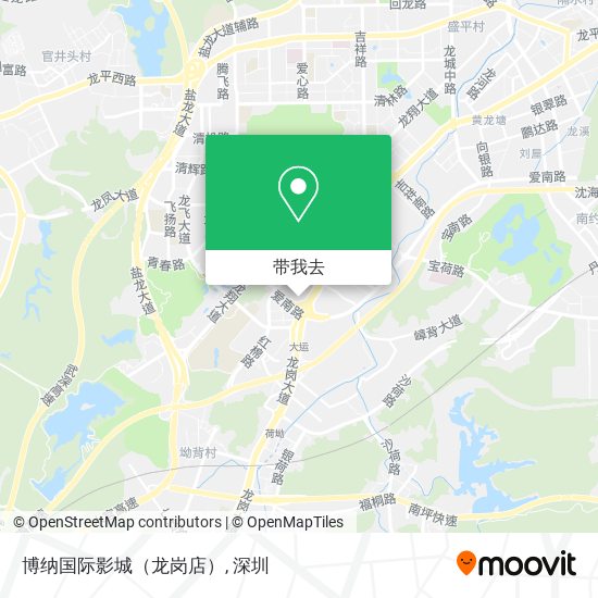 博纳国际影城（龙岗店）地图