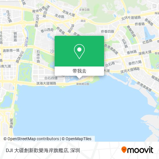 DJI 大疆創新歡樂海岸旗艦店地图