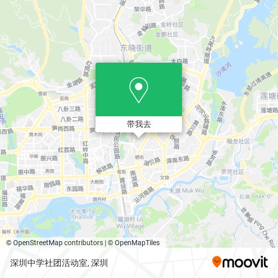 深圳中学社团活动室地图