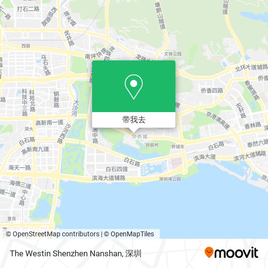 The Westin Shenzhen Nanshan地图