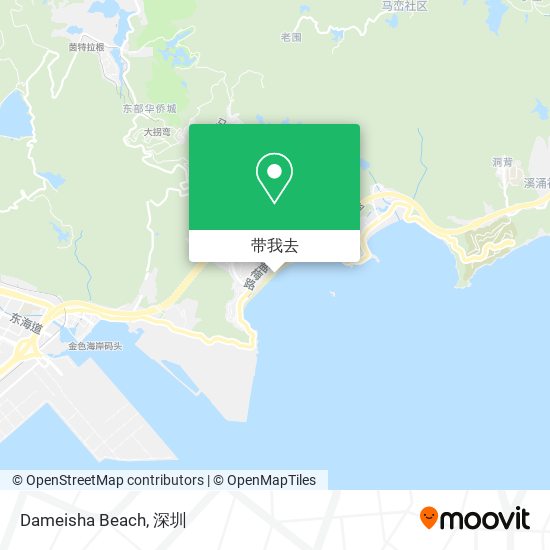 Dameisha Beach地图
