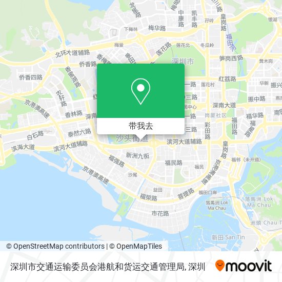深圳市交通运输委员会港航和货运交通管理局地图