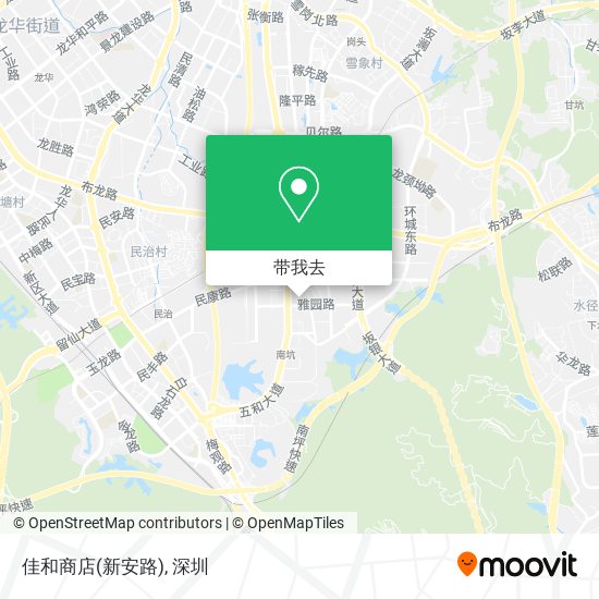 佳和商店(新安路)地图
