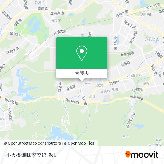 小火楼湘味家菜馆地图