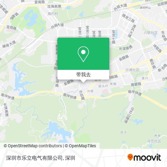 深圳市乐立电气有限公司地图