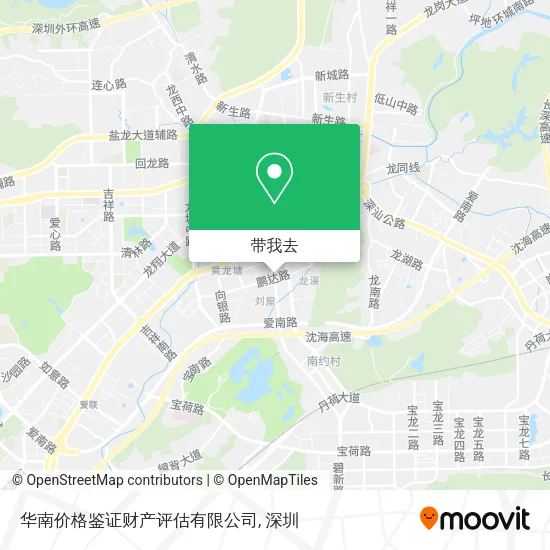 华南价格鉴证财产评估有限公司地图