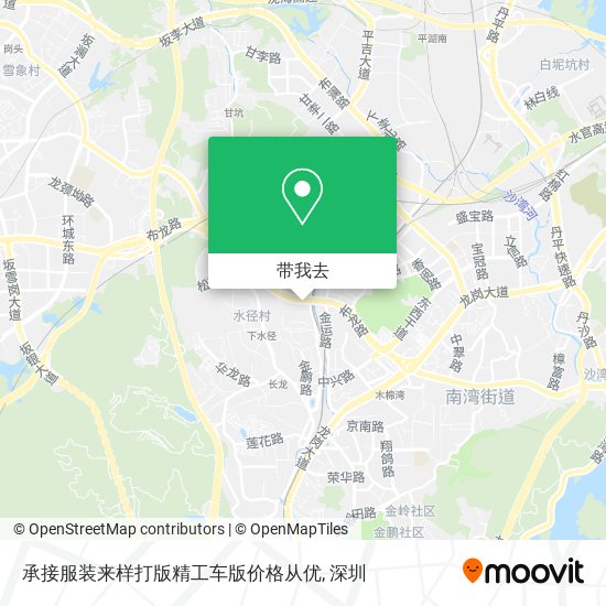 承接服装来样打版精工车版价格从优地图