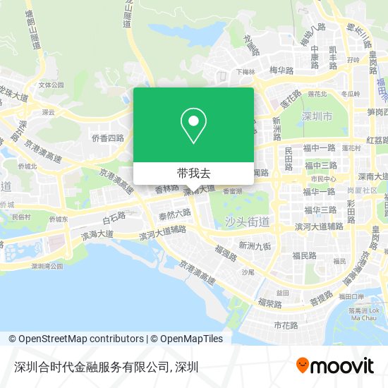 深圳合时代金融服务有限公司地图