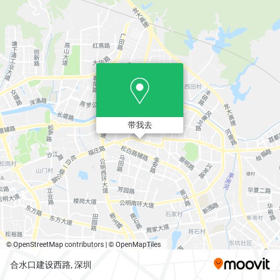 合水口建设西路地图