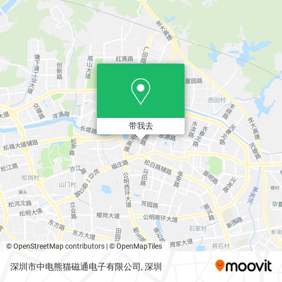 深圳市中电熊猫磁通电子有限公司地图