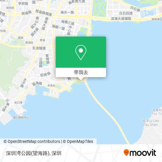 深圳湾公园(望海路)地图