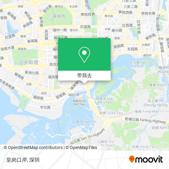 皇岗口岸地图