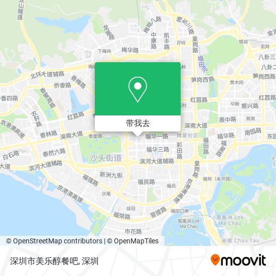 深圳市美乐醇餐吧地图