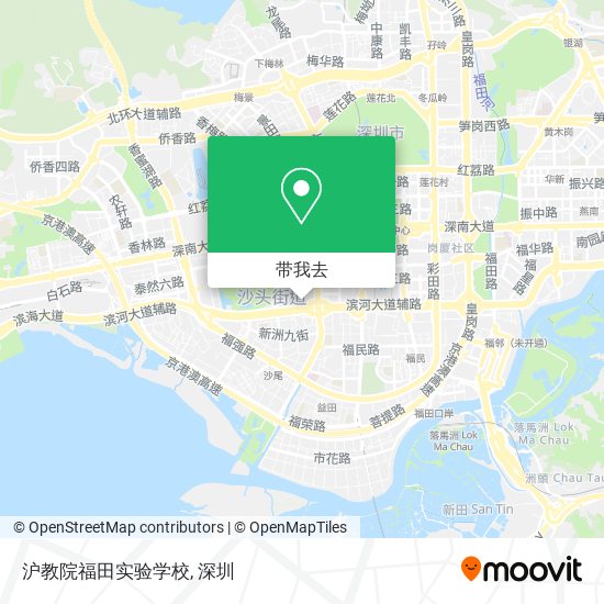 沪教院福田实验学校地图
