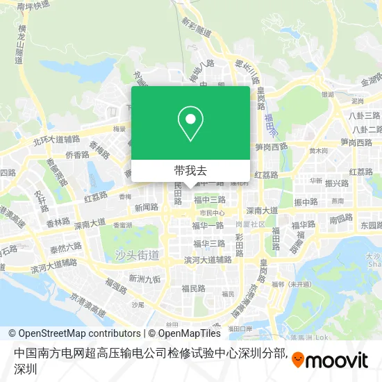 中国南方电网超高压输电公司检修试验中心深圳分部地图