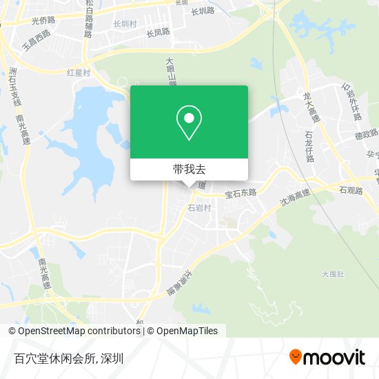 百穴堂休闲会所地图