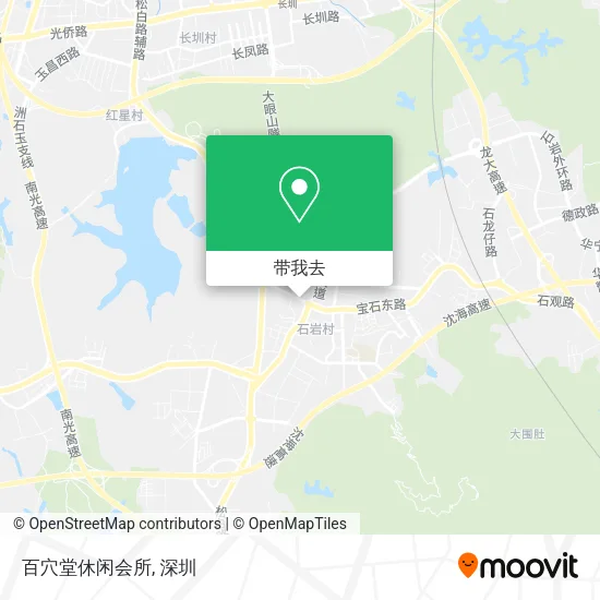 百穴堂休闲会所地图
