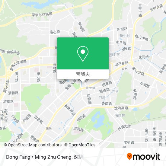 Dong Fang • Ming Zhu Cheng地图