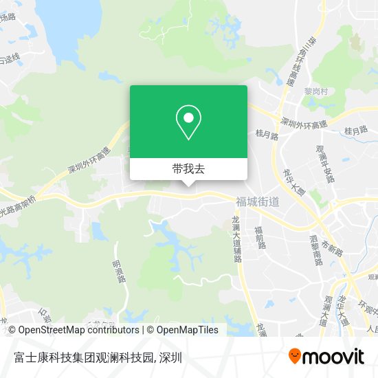富士康科技集团观澜科技园地图