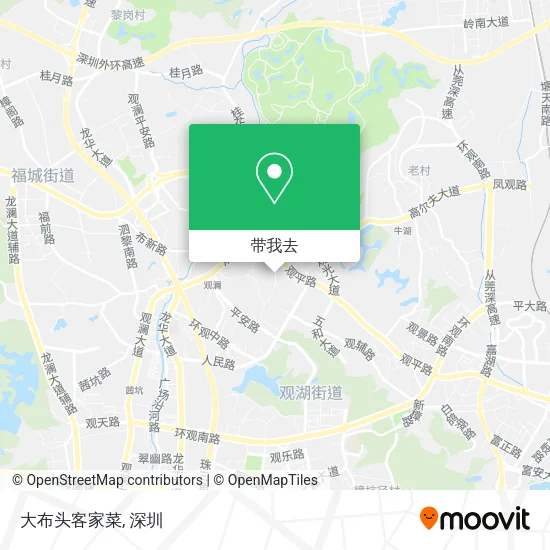 大布头客家菜地图