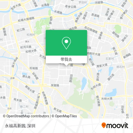 永福高新园地图