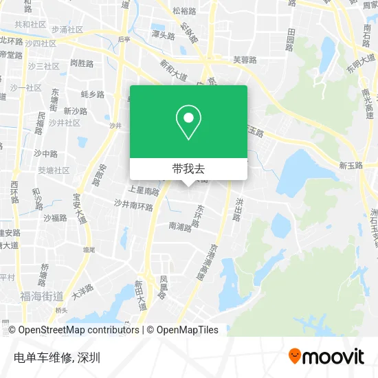 电单车维修地图