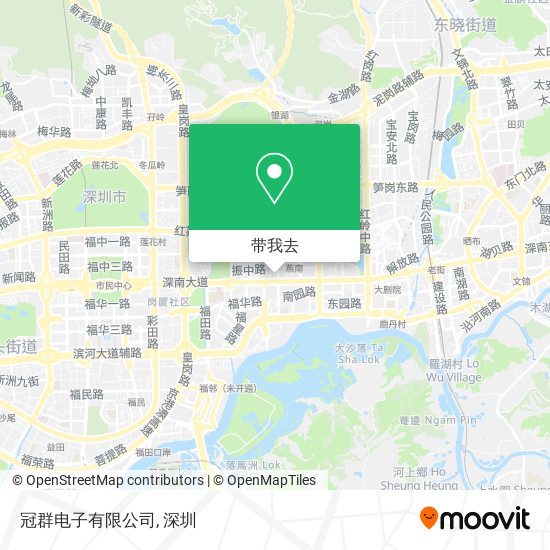 冠群电子有限公司地图