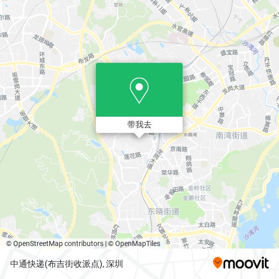 中通快递(布吉街收派点)地图