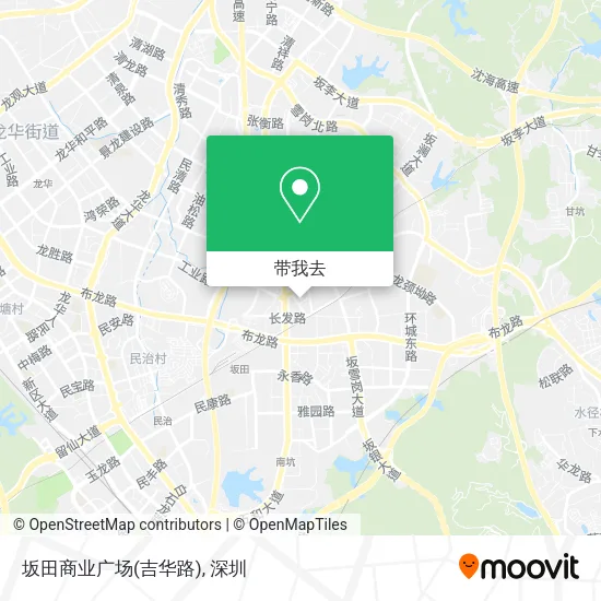坂田商业广场(吉华路)地图