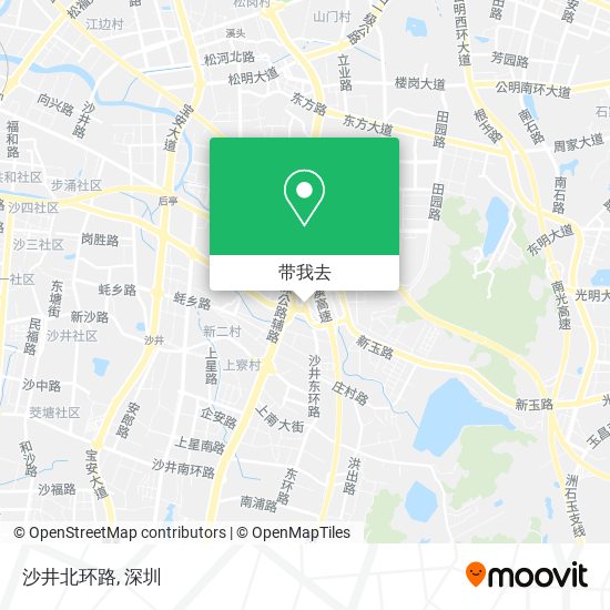 沙井北环路地图