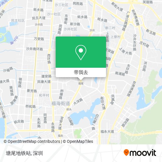 塘尾地铁站地图