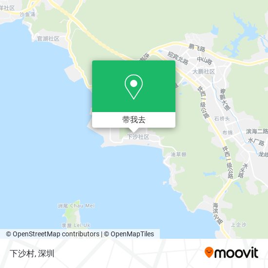 下沙村地图