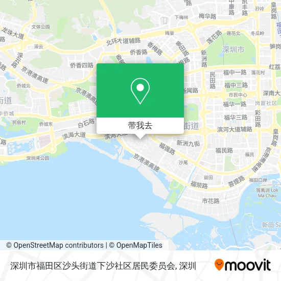 深圳市福田区沙头街道下沙社区居民委员会地图