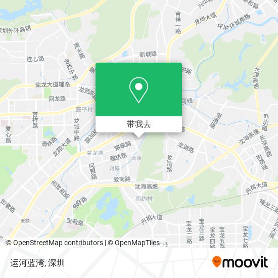 运河蓝湾地图