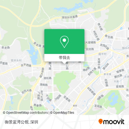 御景蓝湾公馆地图