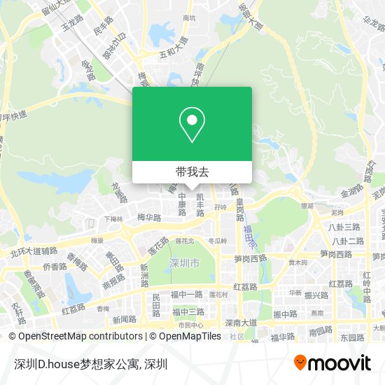 深圳D.house梦想家公寓地图