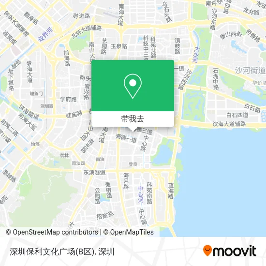深圳保利文化广场(B区)地图