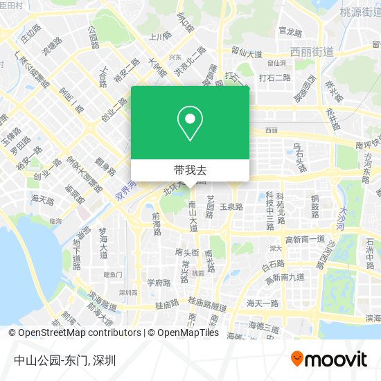 中山公园-东门地图