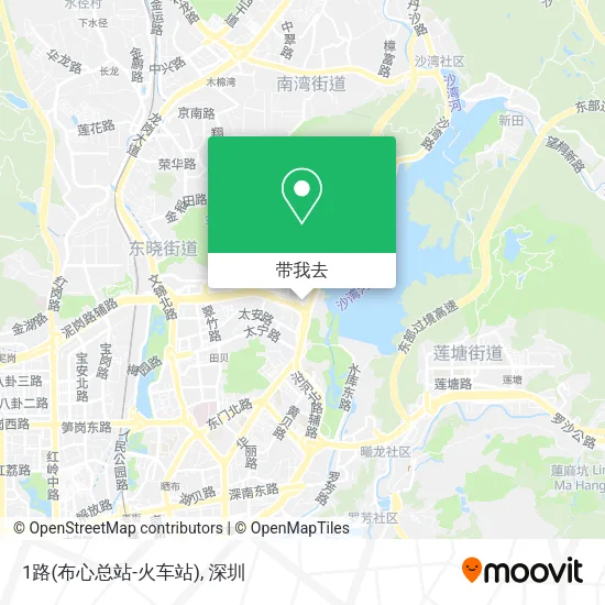 1路(布心总站-火车站)地图