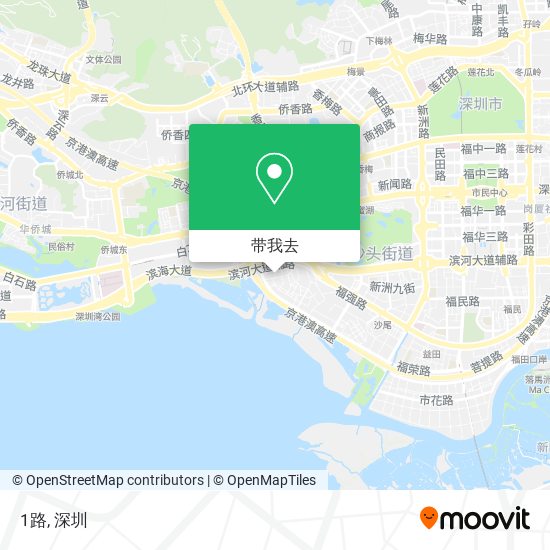 1路地图